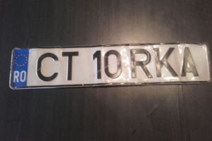 Se cauta posesorul numarului de inmatriculare CT 10 RKA