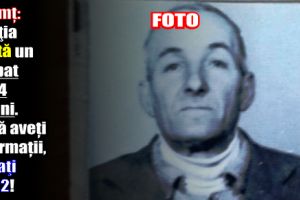 Neamţ: Poliţia caută un bărbat de 74 de ani. Dacă aveţi informaţii, sunaţi la 112!