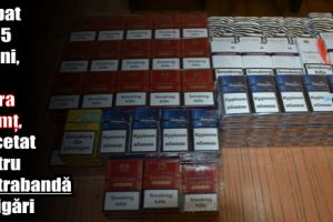Bărbat de 35 de ani, din Piatra-Neamţ, cercetat pentru contrabandă cu ţigări