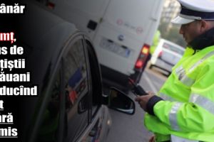 Un tânăr din Neamţ, prins de poliţiştii băcăuani conducînd beat şi fără permis