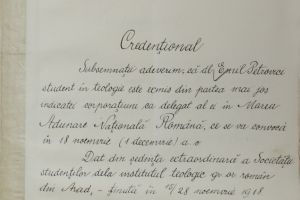 Credenţionalele arădenilor care au votat Marea Unire se întorc la Arad