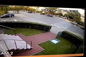 VIDEO: Imagini suprinse de o cameră de supraveghere cu momentul impactului de pe Bd. Independenţei