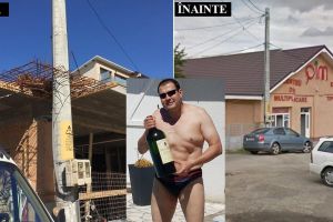 Patronul PIM construieste ca la Caracal! Stalpul de curent trece prin tavan