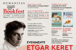 Bookfest 2018 - Unul dintre cei mai importanţi scriitori israelieni vine la Bucureşti