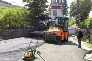 Drumul dintre satele Valea Lespezii şi Slon a fost asfaltat