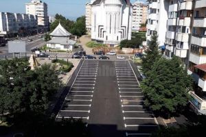 Modernizarea parcării MPO din intersecţia Mărăşeşti a fost finalizată