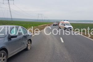 Accident rutier pe DN22, intre Tariverde si Sibioara. Trei persoane au fost ranite