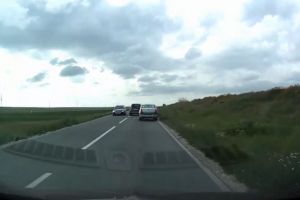 La un pas de tragedie. Cum a fost surprins un conducator auto pe drumul dintre Valea Dacilor si Medgidia