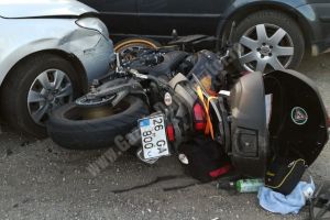 Motociclist turc, accidentat la Găeşti. Are multiple fracturi