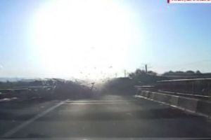 Moarte filmată cu camera de bord. VIDEO