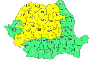 Judeţul Bihor, sub COD GALBEN de ploi torenţiale, descărcări electrice şi vijelii
