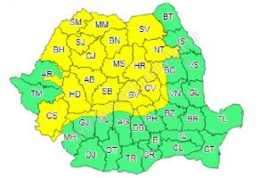 Cod Galben de furtuni, în nordul judeţului