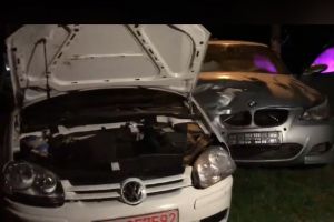 Accident rutier azi noapte la Megidia. O victima. Masinile, conduse de doi tineri, sunt facute praf