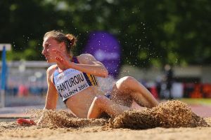 Andreea Panţuroiu, personal best la triplusalt, cu un rezultat de 14,36 metri