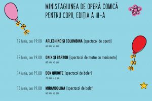 Spectacole deosebite pentru cei mici! Începe Ministagiunea de operă pentru copii