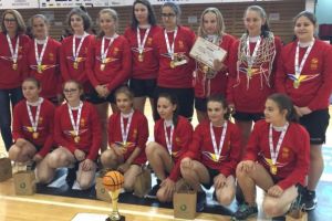 O echipa de baschetbaliste junioare din Timisoara a castigat campionatul national