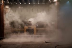 Alerta la pompieri! Un fum dens a invaluit o patiserie din Tulcea (galerie foto)  