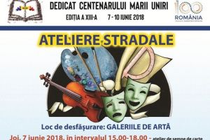 Ateliere stradale cu elevii de la Arte, la Târgul de Carte de la Focşani