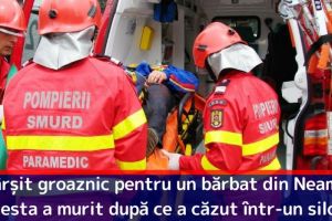 Sfârşit groaznic pentru un bărbat din Neamţ. Acesta a murit după ce a căzut într-un siloz