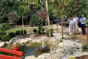 Imagini de pe santierul Parcului Alpinet. Diaconu: Are mici lacuri, cascada si elemente noi