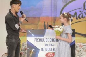 Gest de admirat al câştigătorului ”Românii au Talent”. A donat unul dintre premii micuţei balerine de pe locul 2