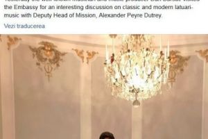 Manelistul Dan Bursuc a fost primit la Ambasada Suediei de la Bucureşti ca un mare muzician. Reacţii neaşteptate ale internauţilor pe Facebook