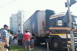 Masina de Scoala implicata intr-un accident rutier, la Timisoara