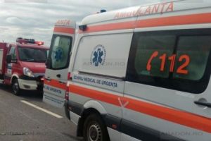 Accident pe DN1, la Comarnic. O masina a intrat in parapet