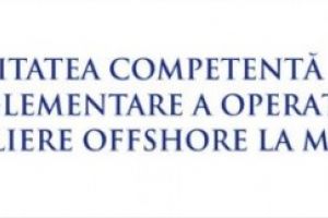 Schimbare in conducerea Autoritatii Competente de Reglementare a Operatiunilor Petroliere Offshore la Marea Neagra (ACROPO). Decizia publicata in Monitorul Oficial