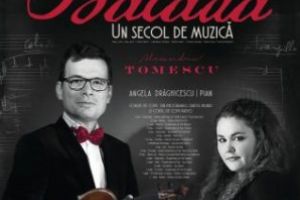 Mâine: Recital de excepţie susţinut de violonistul Alexandru Tomescu şi pianista Angela Drăghicescu, la Sfântu Gheorghe