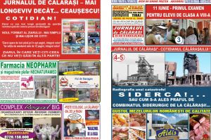 Jurnalul de Călăraşi nr. 3136 din 6 iunie 2018