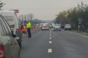 Pieton lovit de masina pe DN1, la Busteni