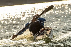 Cu caiacul pe Prutul românesc