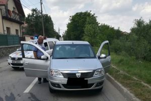 FOTO – Copil lovit de o maşină la Sibiu