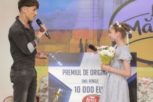 Orădeanul Emil Rengle, câştigătorul emisiunii „Românii au talent”, i-a donat 10.000 de euro micuţei balerine Bianca