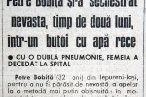 Pentru că nevasta vroia să-l lase, Bobiţă a băgat-o în butoi