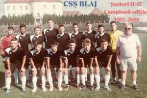 CSȘ Blaj, victorie cu AFK Csikszereda Miercurea Ciuc, scor 3-2 (1-0), în prima manşă a etapei interjudeţene la juniori B1