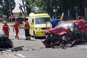 Accident cu un rănit grav