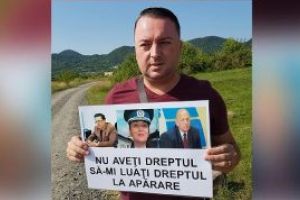 Protest – Jurnalistul Adi Rusu, despre mafia din Politie: Seful Cazierului protejeaza infractorii