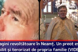 Imagini revoltătoare în Neamţ. Un preot este umilit şi terorizat de propria familie (VIDEO)