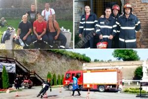 Pompierii dâmboviţeni, au participat la etapa naţională a concursului ”Cel mai puternic pompier”