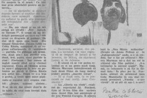 Articol ziarul Litoral, 1977