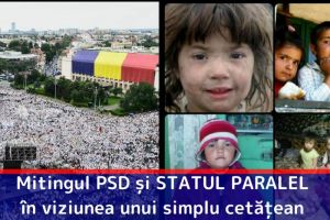 Mitingul PSD şi statul paralel în viziunea unui simplu cetăţean