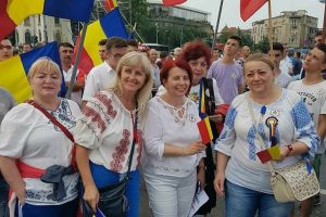 FOTOGALERIE. PSD-iştii sătmăreni la protestul de la Bucureşti