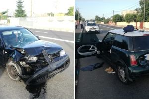 Eveniment rutier in Tuzla: Șofer, sub influenta bauturilor alcoolice, a lovit automobilul din fata. O victima 