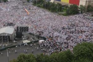 Mitingul PSD, relatat în presa străină: Un miting împotriva abuzurulor justiţiei, organizat de oameni cu probleme de corupţie