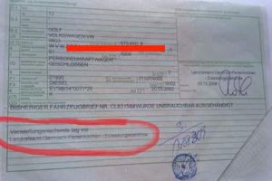 ŢEAPĂ URIAŞĂ! Nu cumpăra o maşină second din Germania dacă are aşa ceva în talon