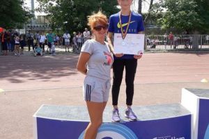 FOTO: Aiudeanul Alexandru Orian (CSȘ Blaj), vicecampion naţional la atletism, copii 2 | Al doilea argint în acest an pentru elevul antrenoarei Ioana Bozdog