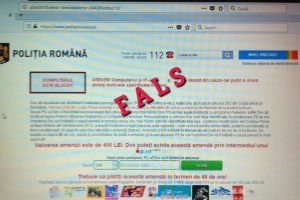 FOTO. Escrocherie online în numele Poliţiei! Mesajul prin care au fost înşelaţi mai mulţi români