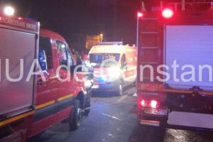 Cisterna incarcata cu dioxid de carbon lichid, rasturnata. Trafic blocat